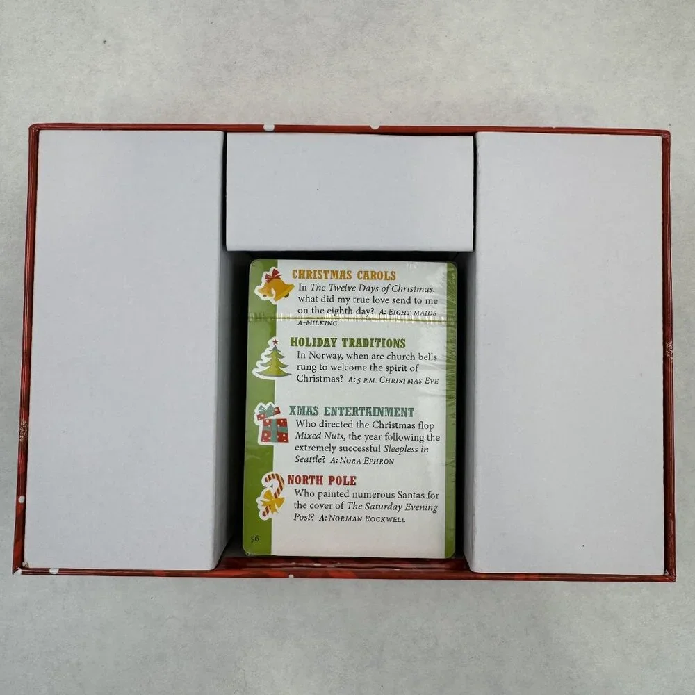 Christmas Trivia Game By Go! Games 2+ Players Adult 12+ Family Fun 220 Cards - Picture 6 of 14